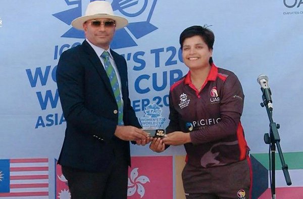 'A star is born': Meet Chaya Mughal, a teacher from Jammu and Kashmir who leads UAE national women's cricket team 4 Chaya Mughal UAE Winners T20 World Cup Asia Qualifiers