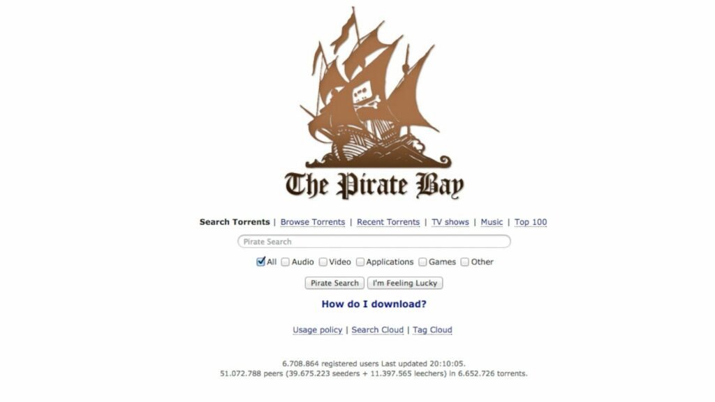Here is a list of the most popular torrent sites of 2021 2 HT the pirate bay sk 141210 16x9 1600