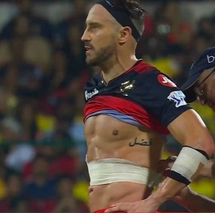 'Fazl': Faf du Plessis flaunts his new tattoo 2 20230418 173844