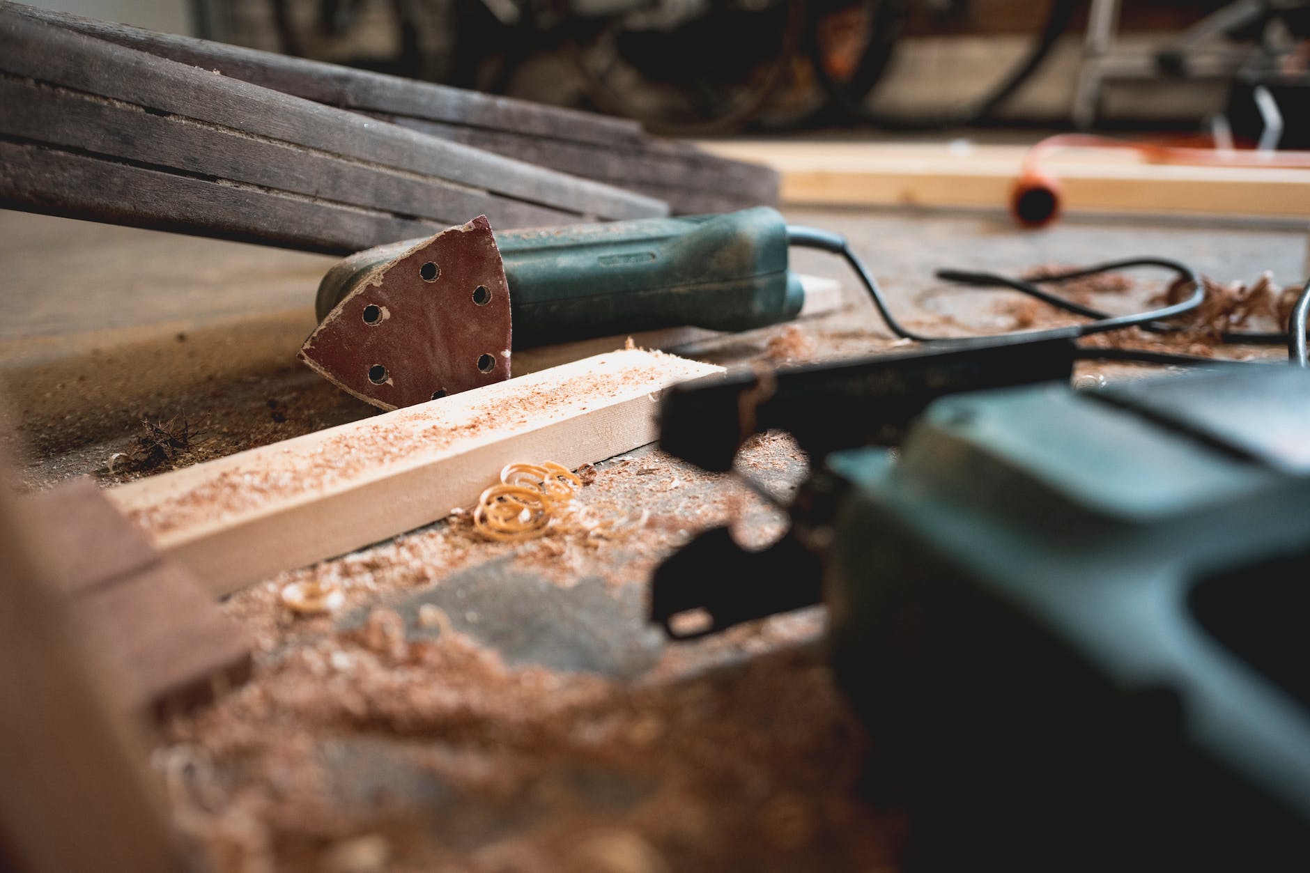 photography of black power tool