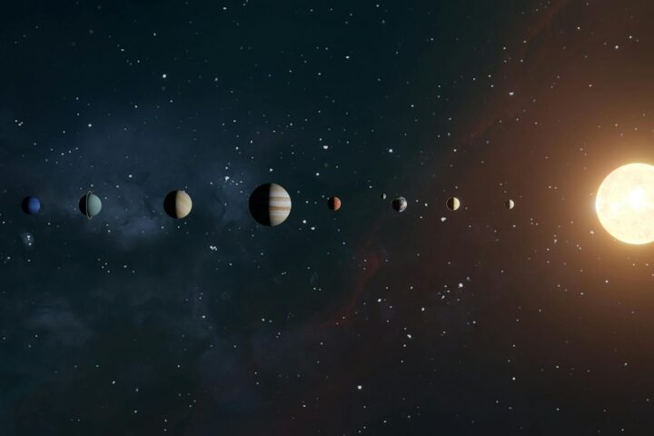 a solar system graphic