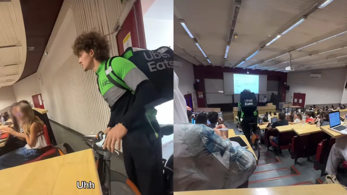 tjrab28 video of food delivery during lecture goes viral internet