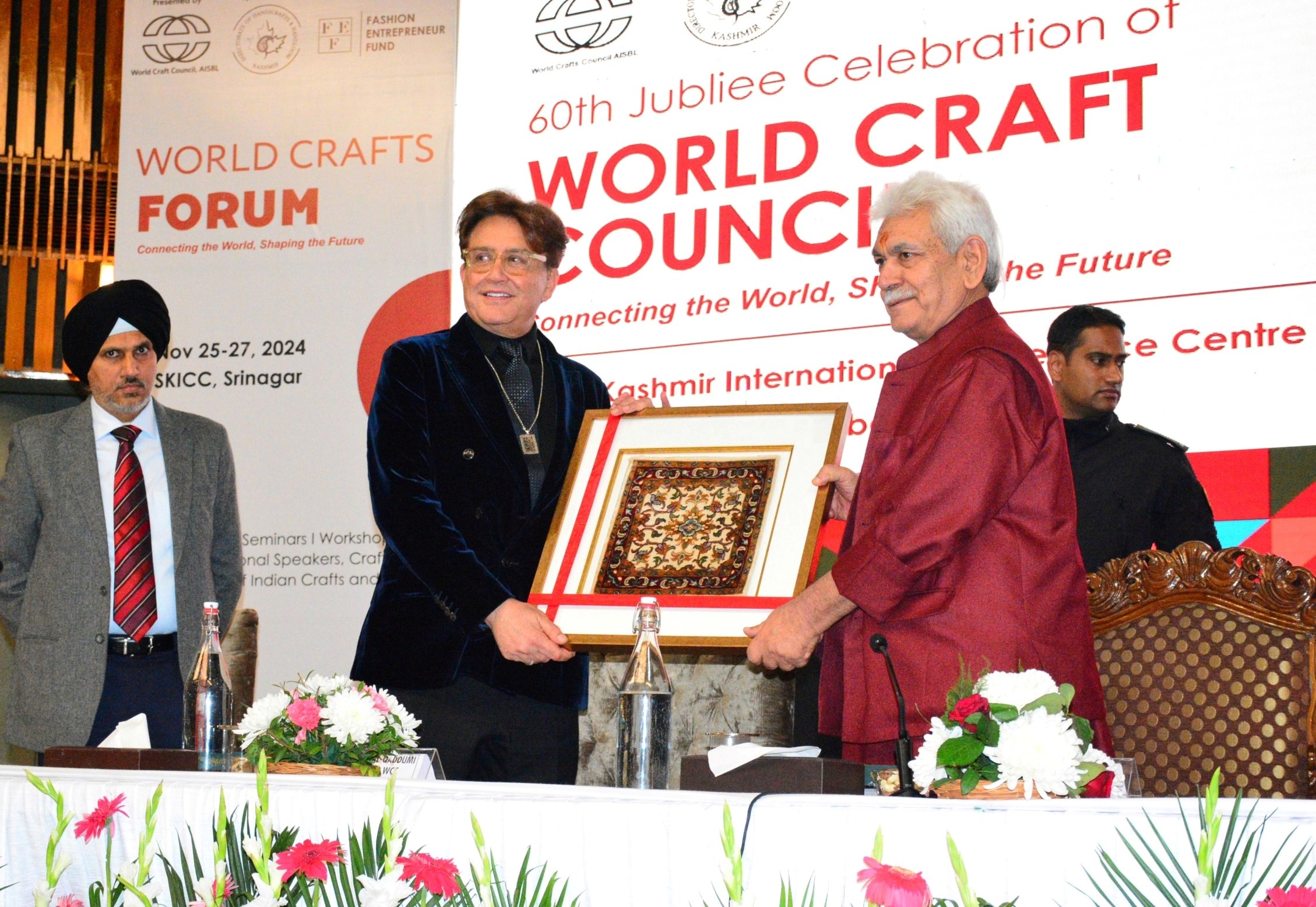Lieutenant Governor Sh Manoj Sinha attended World Crafts CouncilAEs 60th anniversary Celebration at Srinagar 6