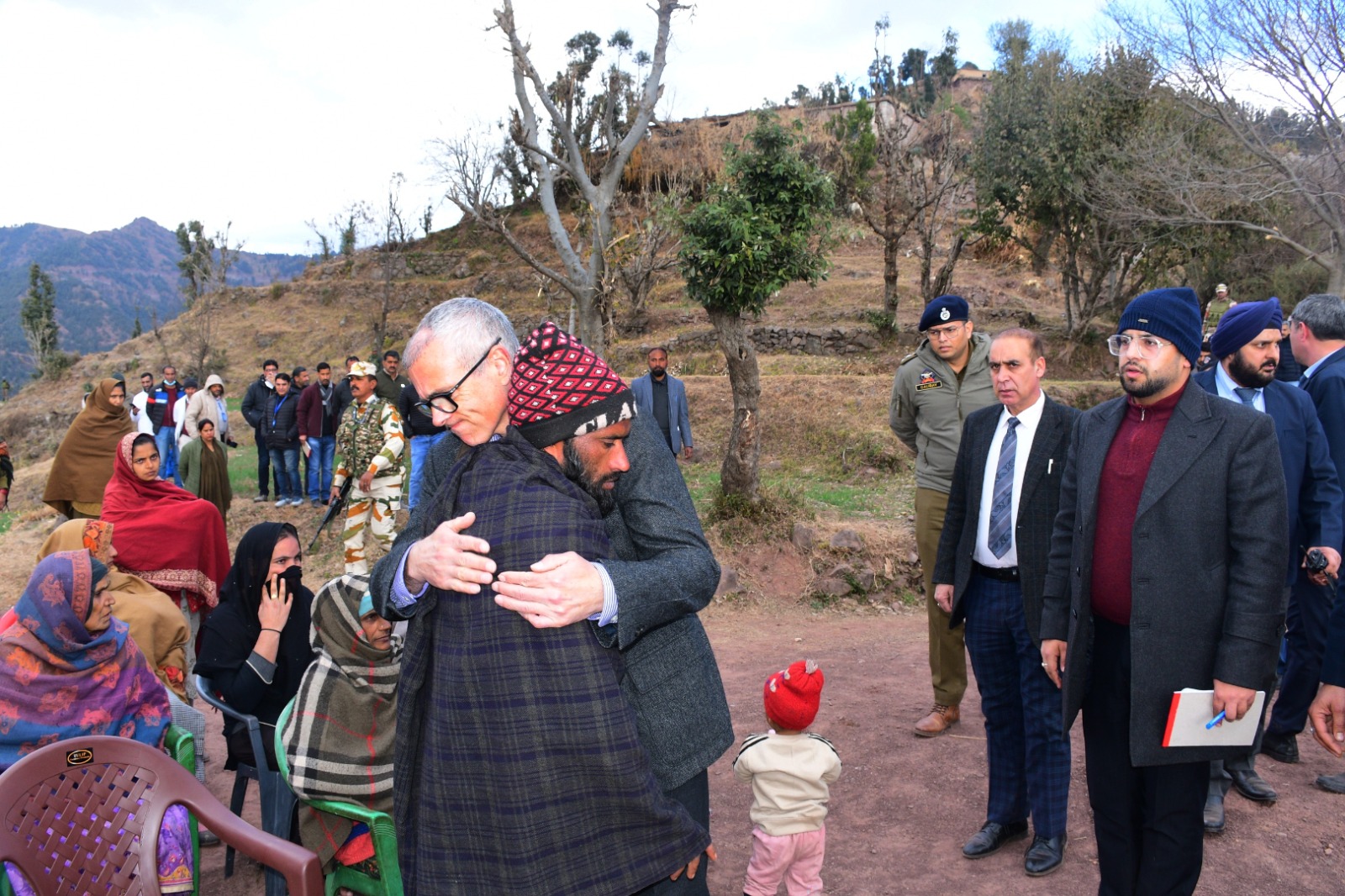 CM Omar Abdullah visits grieving Badhaal families promises justice and support 21